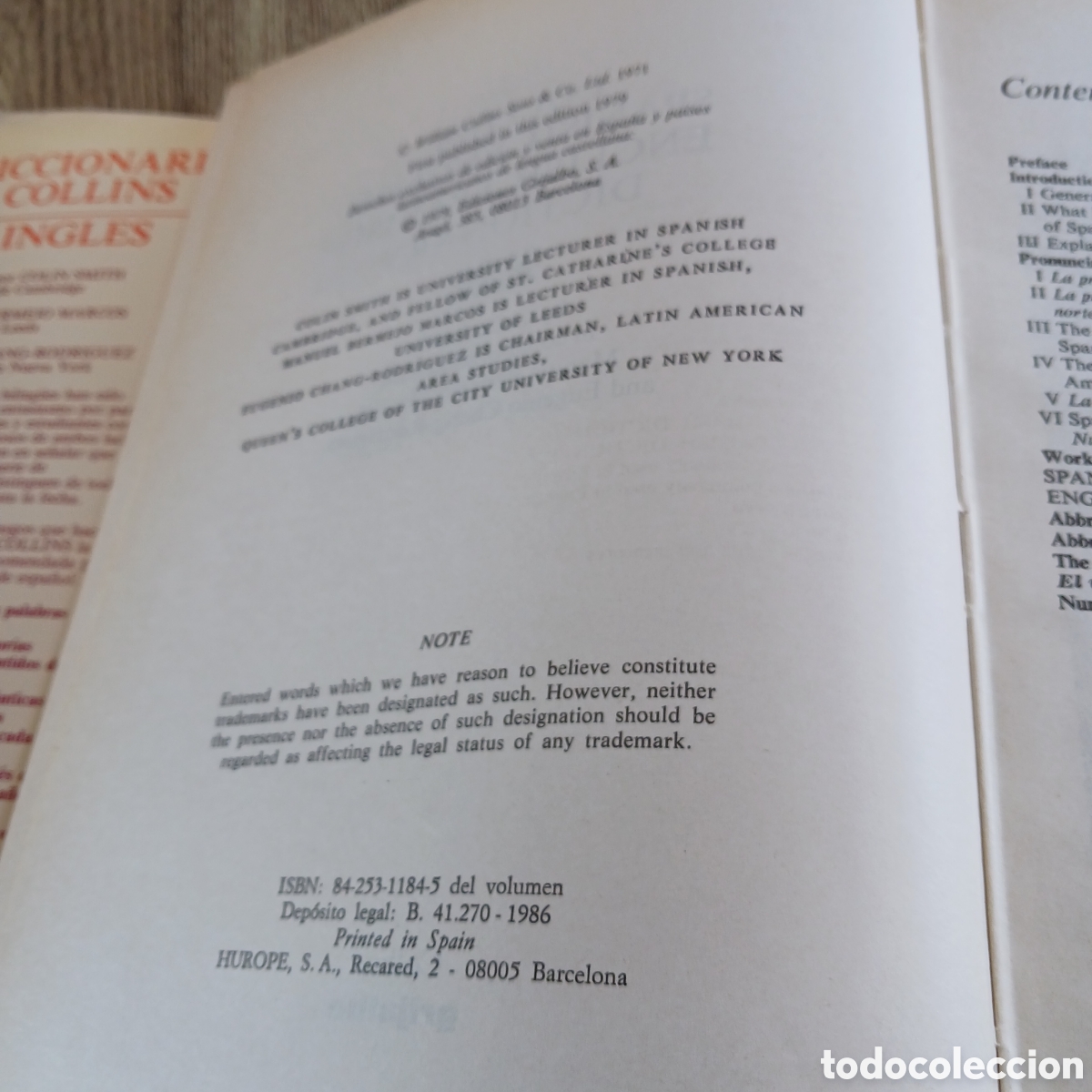 Diccionarios de segunda mano: Diccionario Collins Ingles - Foto 9