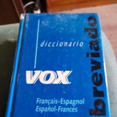 Diccionarios de segunda mano: DICCIONARIO ABREVIADO VOX FRANCES ESPAÑOL ESPAÑOL FRANCES