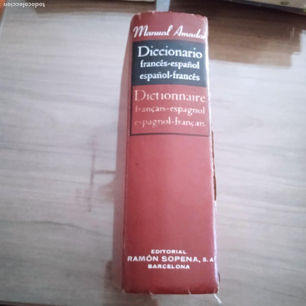 Diccionarios de segunda mano: Diccionario franc&eacute;s -espa&ntilde;ol. Editorial Sopena. Manuel Amador - Foto 1