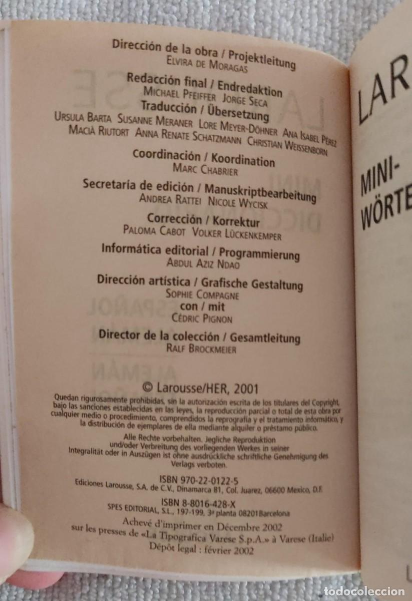 Diccionarios de segunda mano: DICCIONARIO ESPA&Ntilde;OL / ALEMAN. - Foto 3
