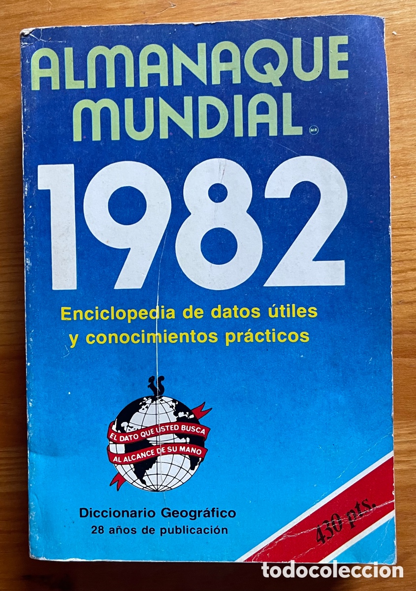 Livros em segunda m&atilde;o: DICCIONARIO GEOGRAFICO 1982 ALMANAQUE MUNDIAL