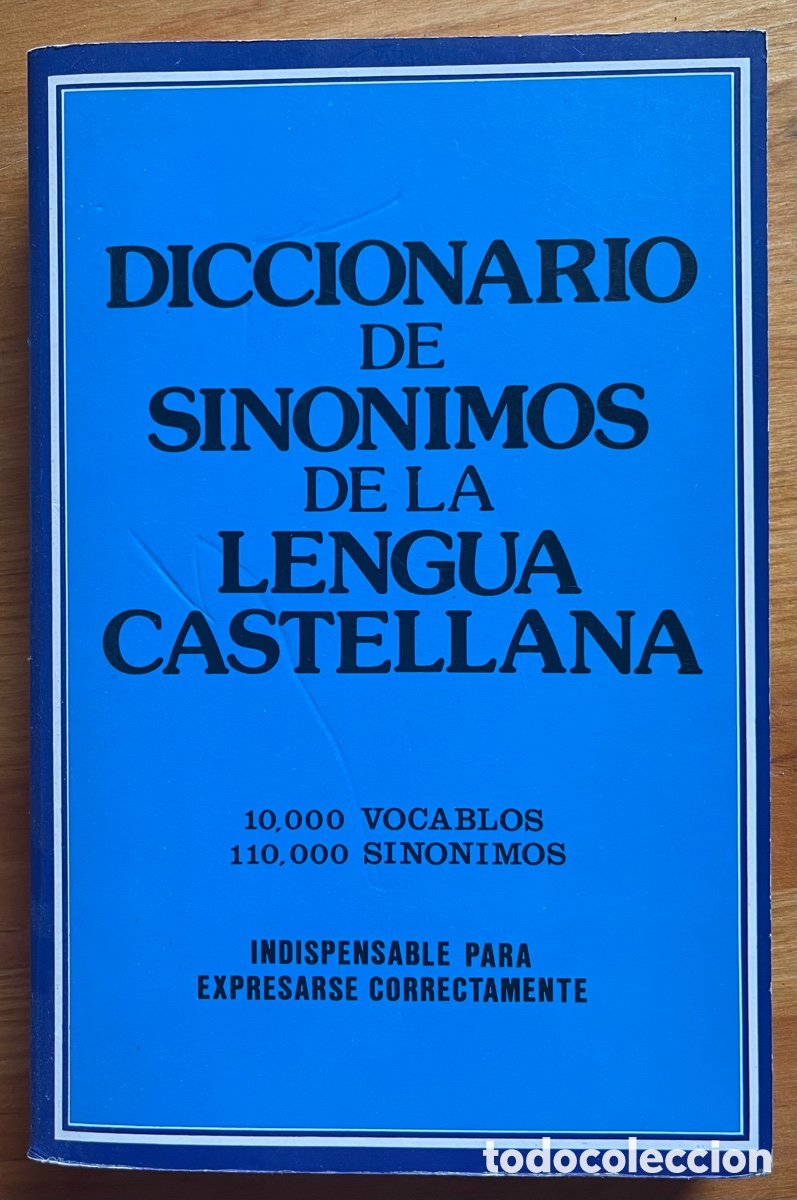 Livros em segunda m&atilde;o: DICCIONARIO DE SINONIMOS DE LA LENGUA CASTELLANA
