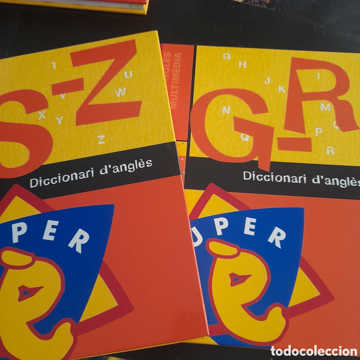 Diccionarios de segunda mano: Diccionari Angl&egrave;s S&uacute;per 3 S&uacute;per &Egrave;. 3 llibres + 1 cd - Foto 2