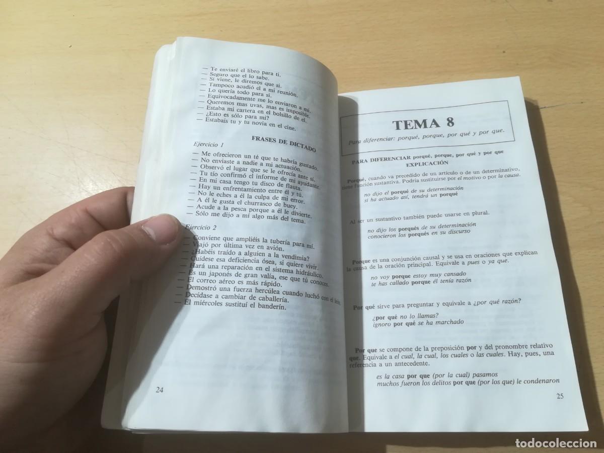 Diccionarios de segunda mano: MANUAL PRACTICO ORTOGRAFIA REGLAS Y EJERCICIOS / VVAA / AM27 / LAROUSSE - Foto 11