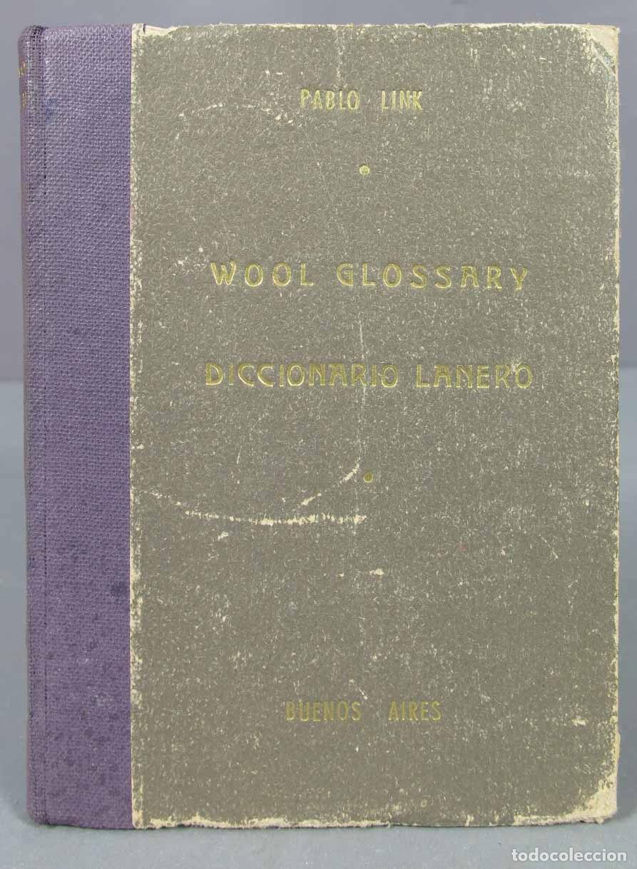Diccionarios de segunda mano: Wool glossary - Diccionario lanero. - Foto 1