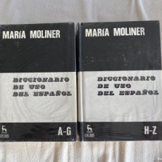 Diccionarios de segunda mano: MARÍA MOLINER. DICCIONARIO DE USO DEL ESPAÑOL. 2 TOMOS