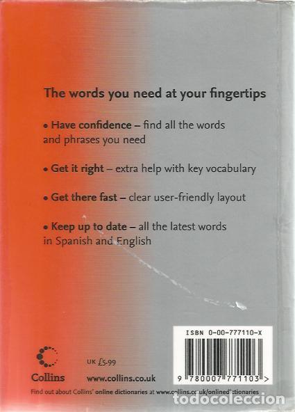Diccionarios de segunda mano: Collins spanish dictionary - Varios autores - Foto 2