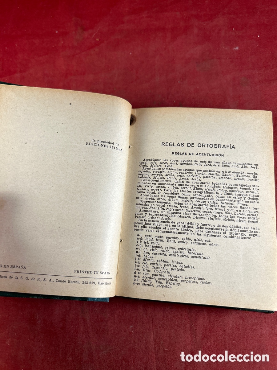Diccionarios de segunda mano: Diccionario ortogr&aacute;fico de bolsillo - Foto 2