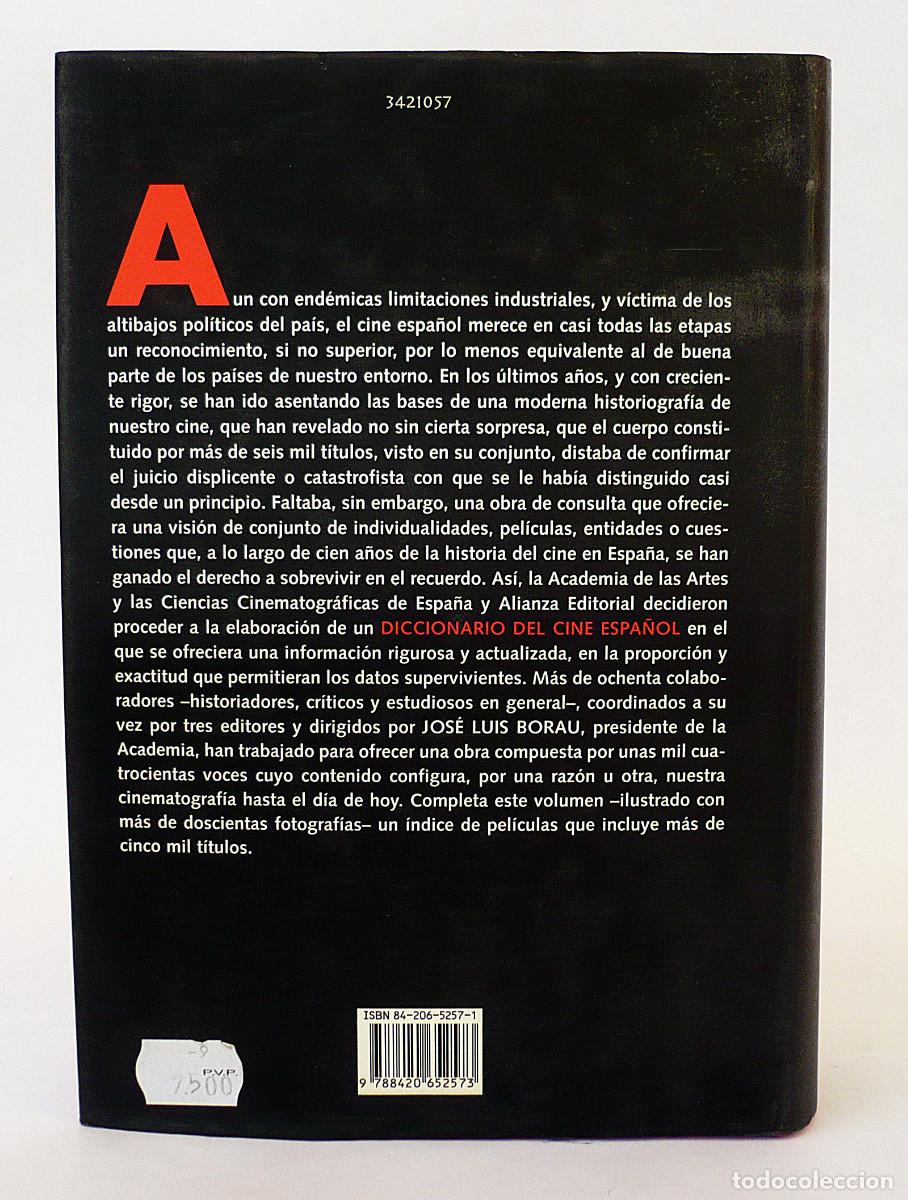 Diccionarios de segunda mano: Diccionario del cine español - Foto 2