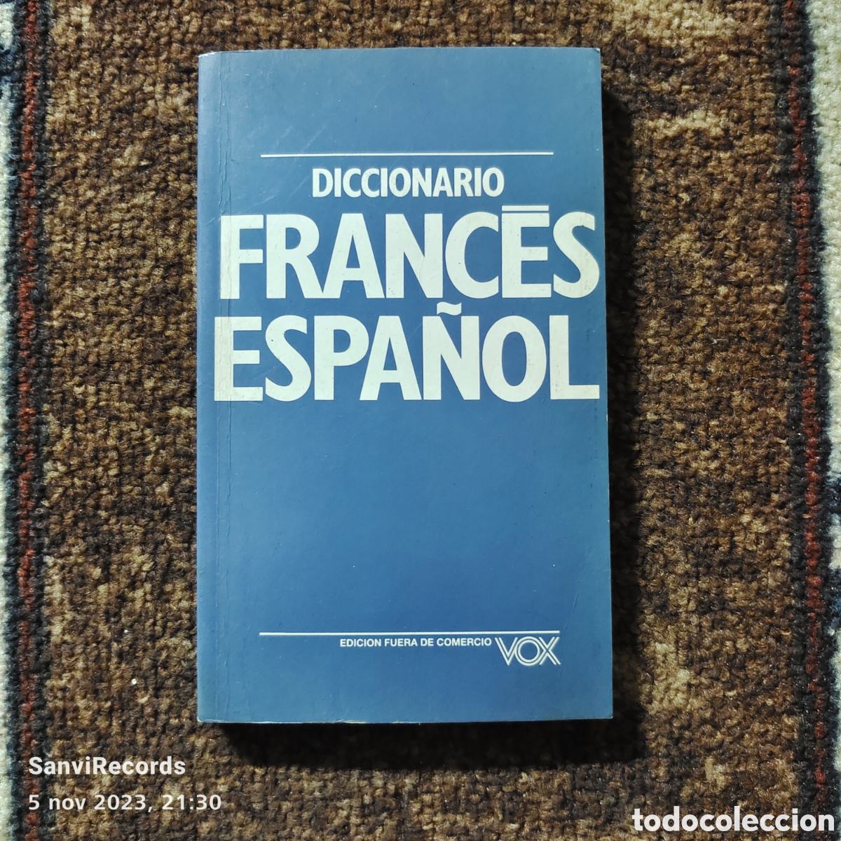 Diccionarios de segunda mano: DICCIONARIO FRANC&Eacute;S ESPA&Ntilde;OL (VOX) - Foto 1