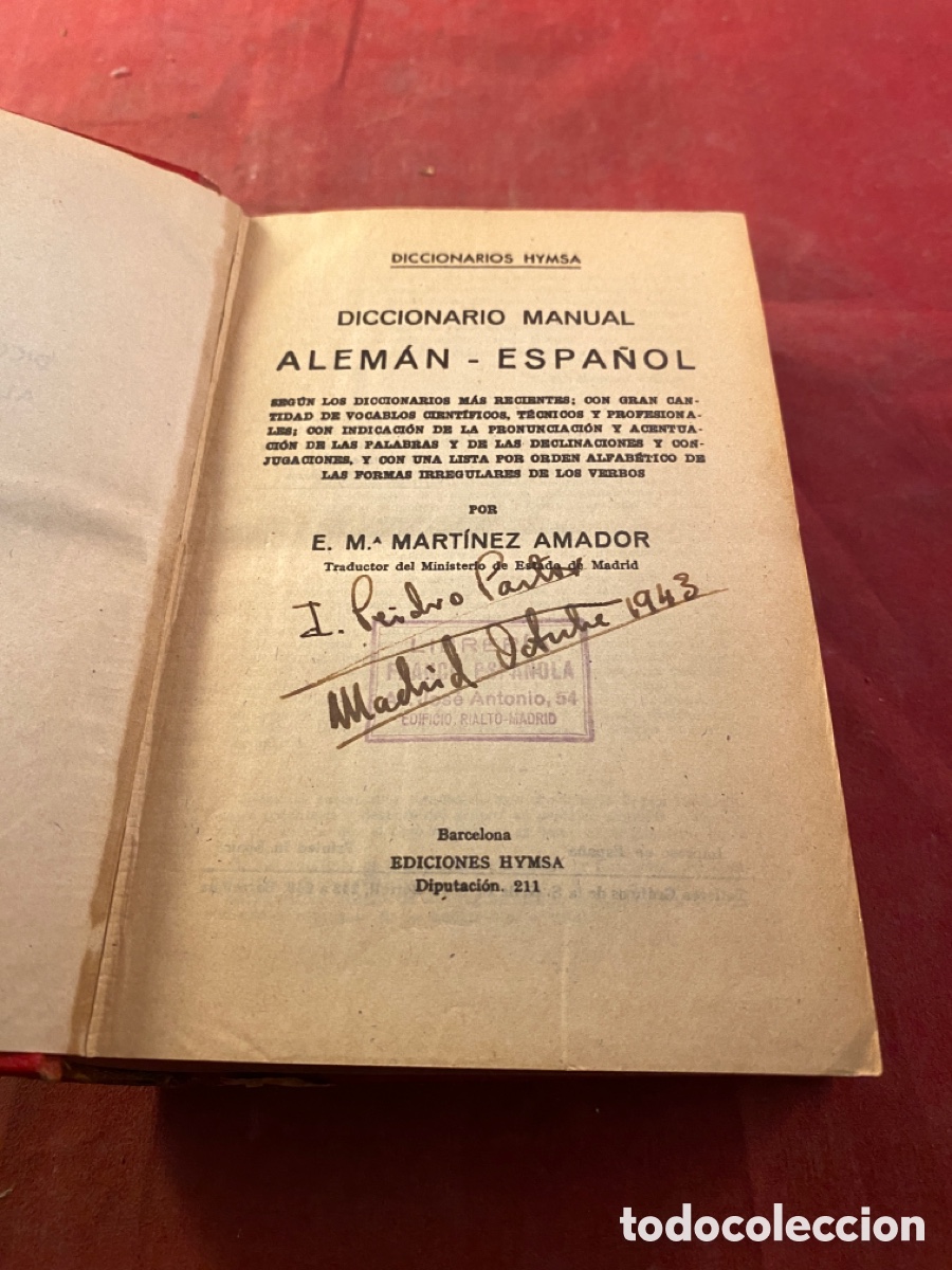 Diccionarios de segunda mano: DICCIONARIO ALEMAN - ESPA&Ntilde;OL - Foto 2