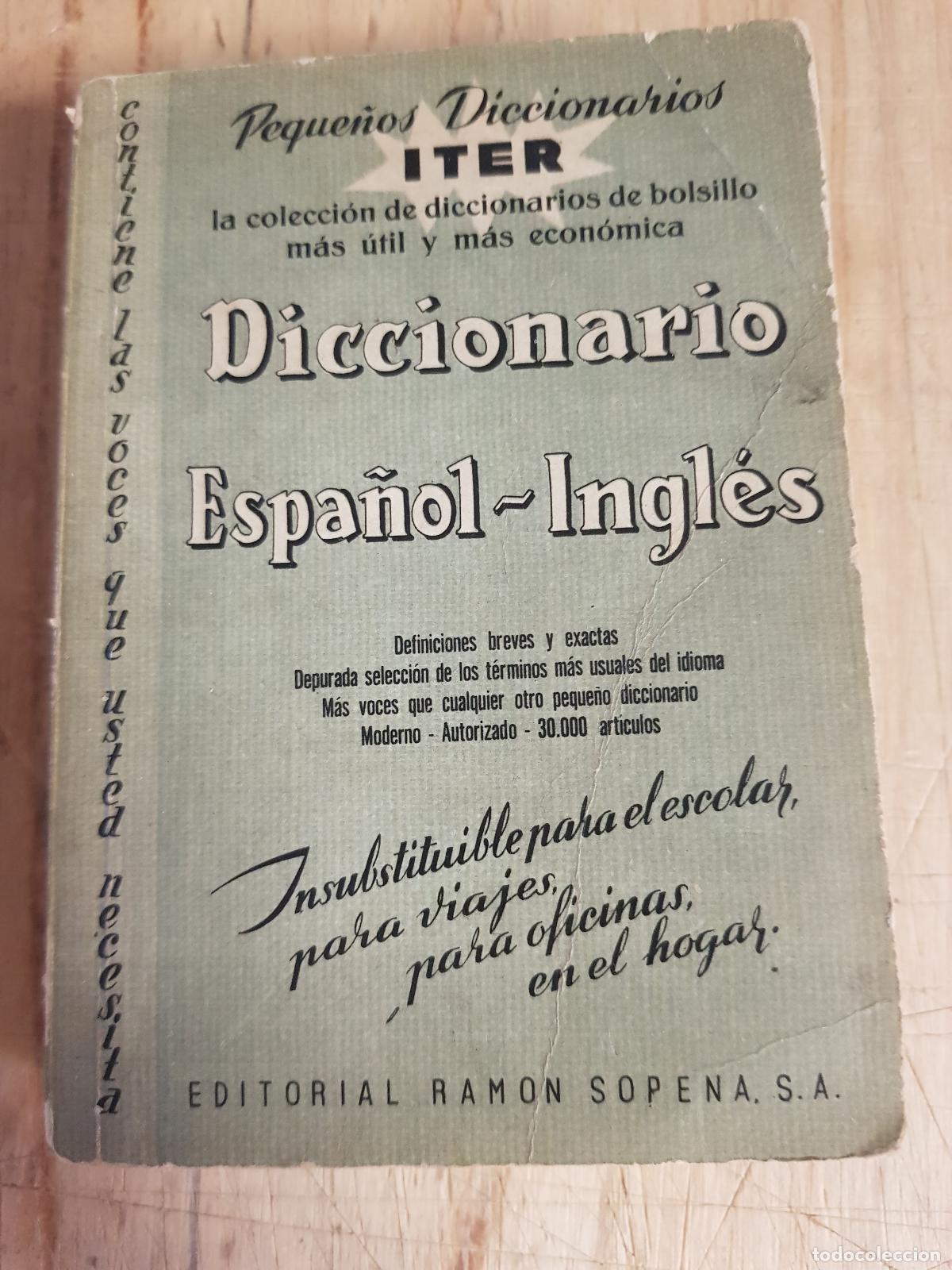 Diccionarios de segunda mano: Diccionario Espa&ntilde;ol-Ingl&eacute;s Iter - Foto 1