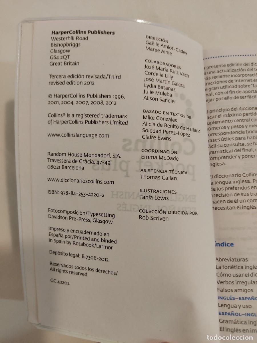 Diccionarios de segunda mano: DICCIONARIO BILING&Uuml;E Y GRAM&Aacute;TICA INGLES - Foto 3