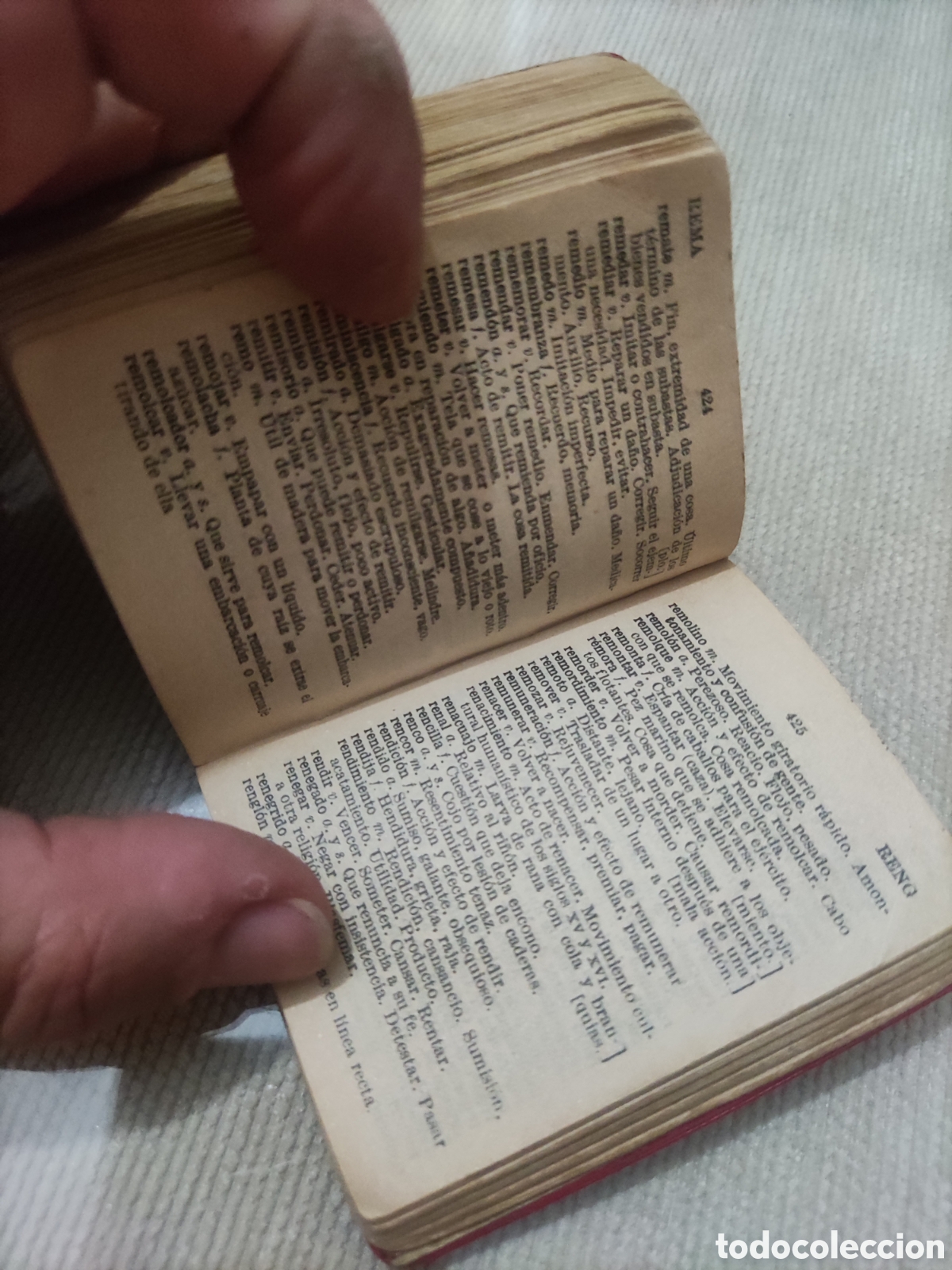 Diccionarios de segunda mano: Mini Diccionario Mayfe Espa&ntilde;ol. - Foto 6