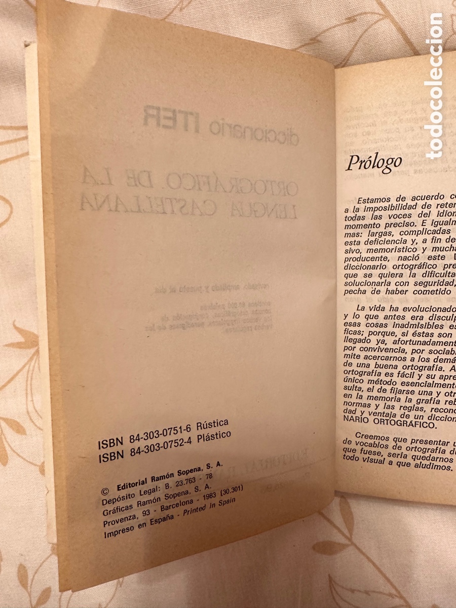 Diccionarios de segunda mano: Diccionario Iter. Ortogr&aacute;fico Sopena - Foto 4