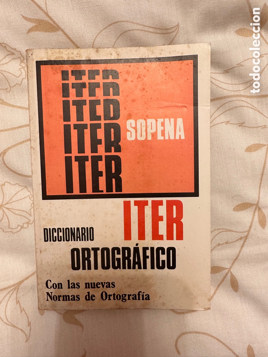 Diccionarios de segunda mano: Diccionario Iter. Ortogr&aacute;fico Sopena - Foto 1