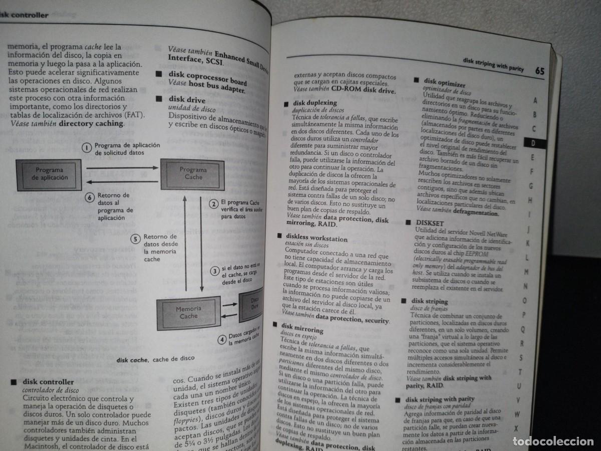 Diccionarios de segunda mano: 84- THE NETWORK PRESS. DICCIONARIO DE REDES. BILING&Uuml;E - PETER DYSON - Foto 8
