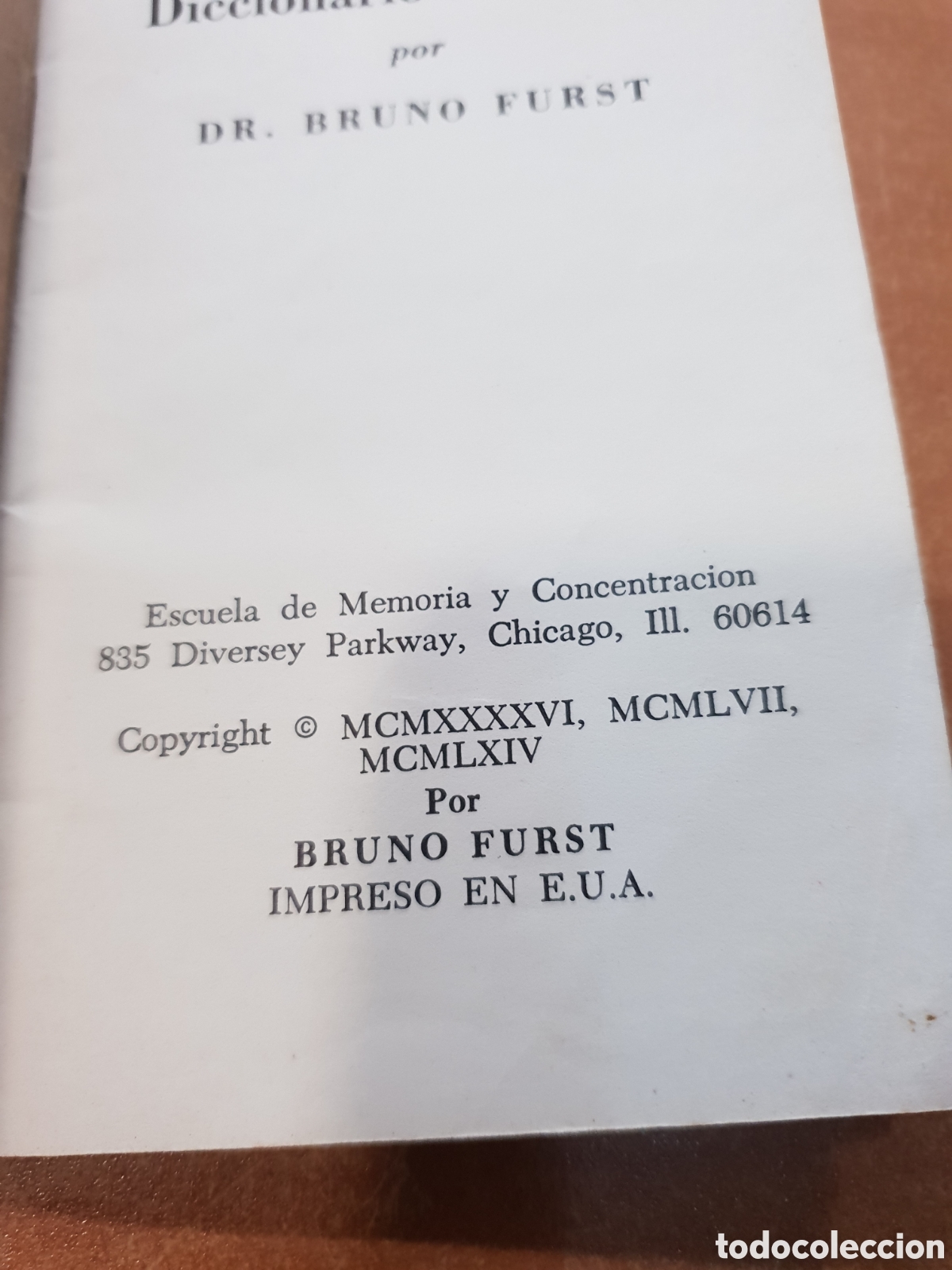 Diccionarios de segunda mano: Diccionario num&eacute;rico - Foto 3
