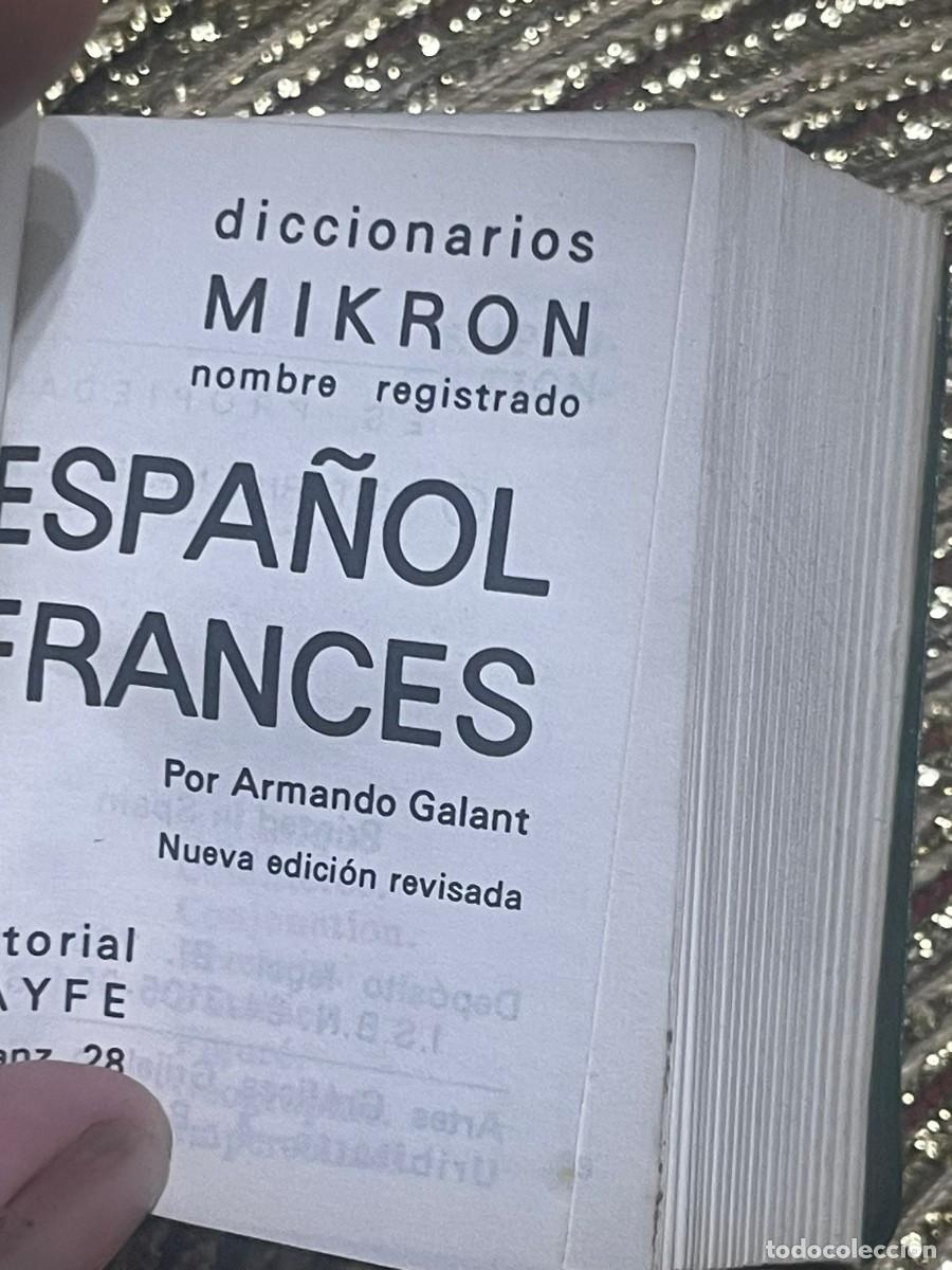 Diccionarios de segunda mano: MINI DICCIONARIO ESPA&Ntilde;OL - FRANCES - MIKRON - Foto 3
