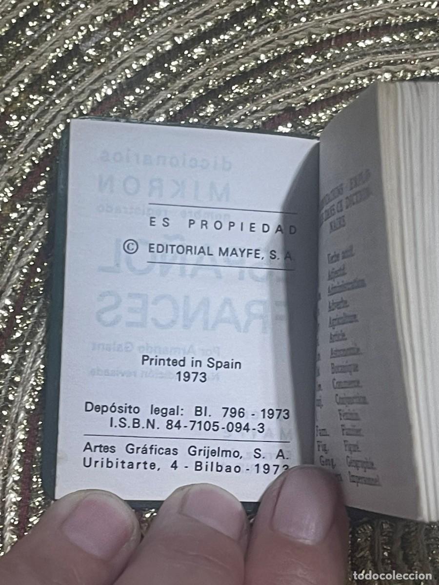 Diccionarios de segunda mano: MINI DICCIONARIO ESPA&Ntilde;OL - FRANCES - MIKRON - Foto 5
