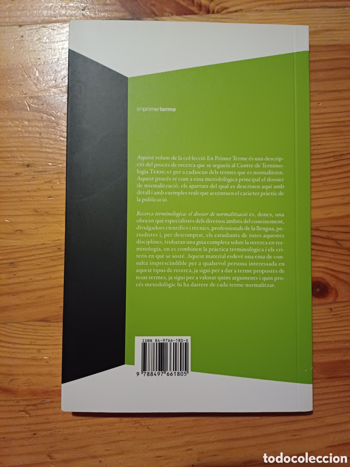 Diccionarios de segunda mano: Recerca terminologica El dossier de normalitzacio Termcat Eumo Editorial - Foto 2