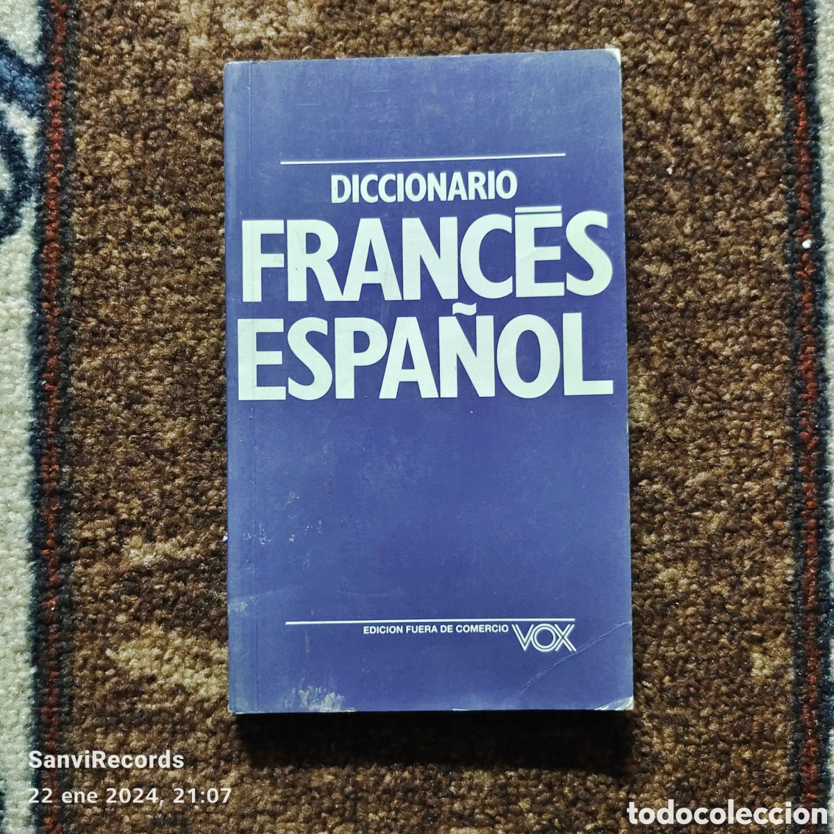 Diccionarios de segunda mano: DICCIONARIO FRANC&Eacute;S ESPA&Ntilde;OL (VOX) - Foto 1