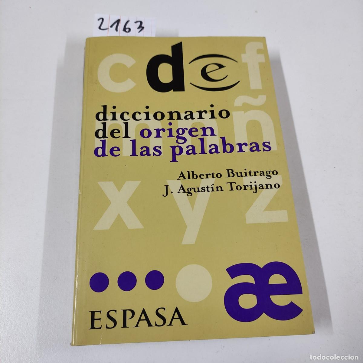 Diccionarios de segunda mano: Diccionario del origen de las palabras - Foto 1