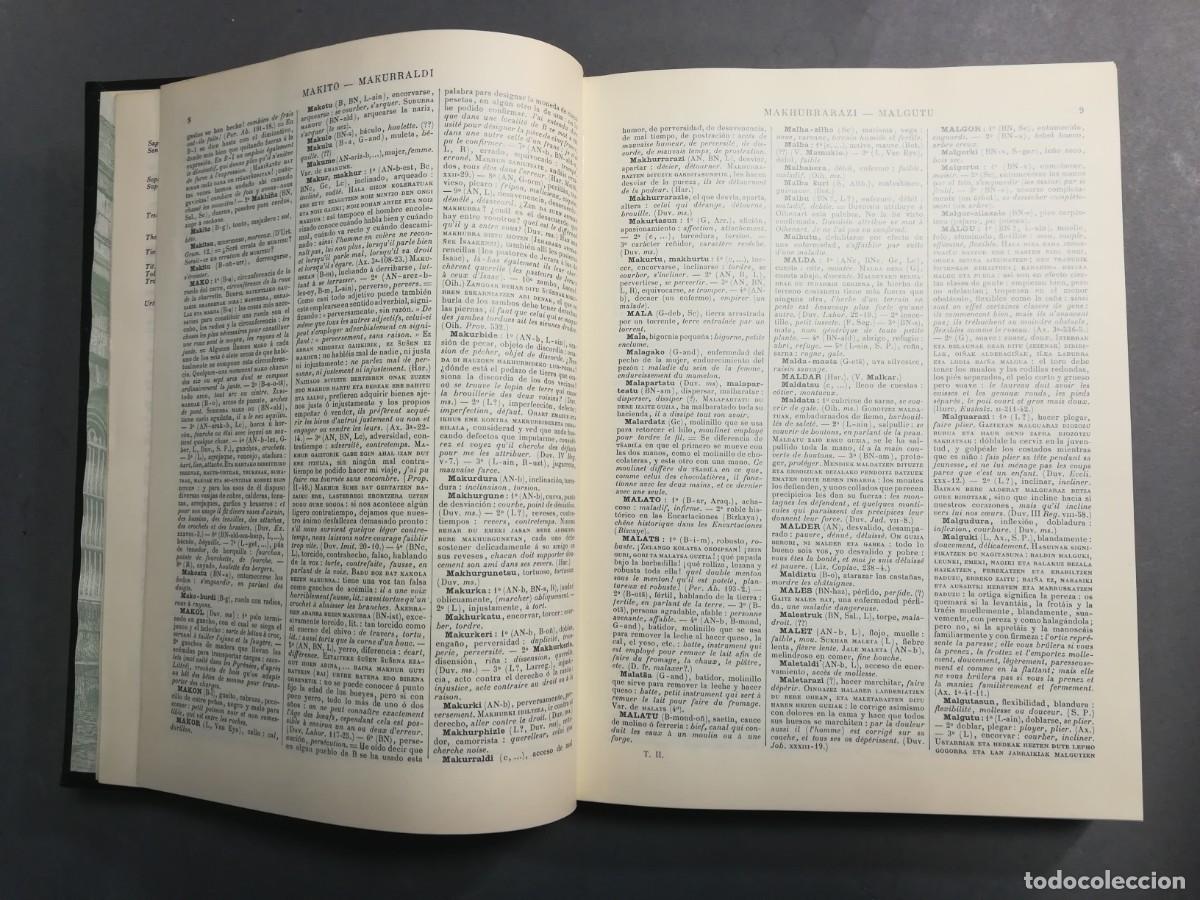 Diccionarios de segunda mano: DICCIONARIO VASCO FRANCES ESPA&Ntilde;OL - Foto 10