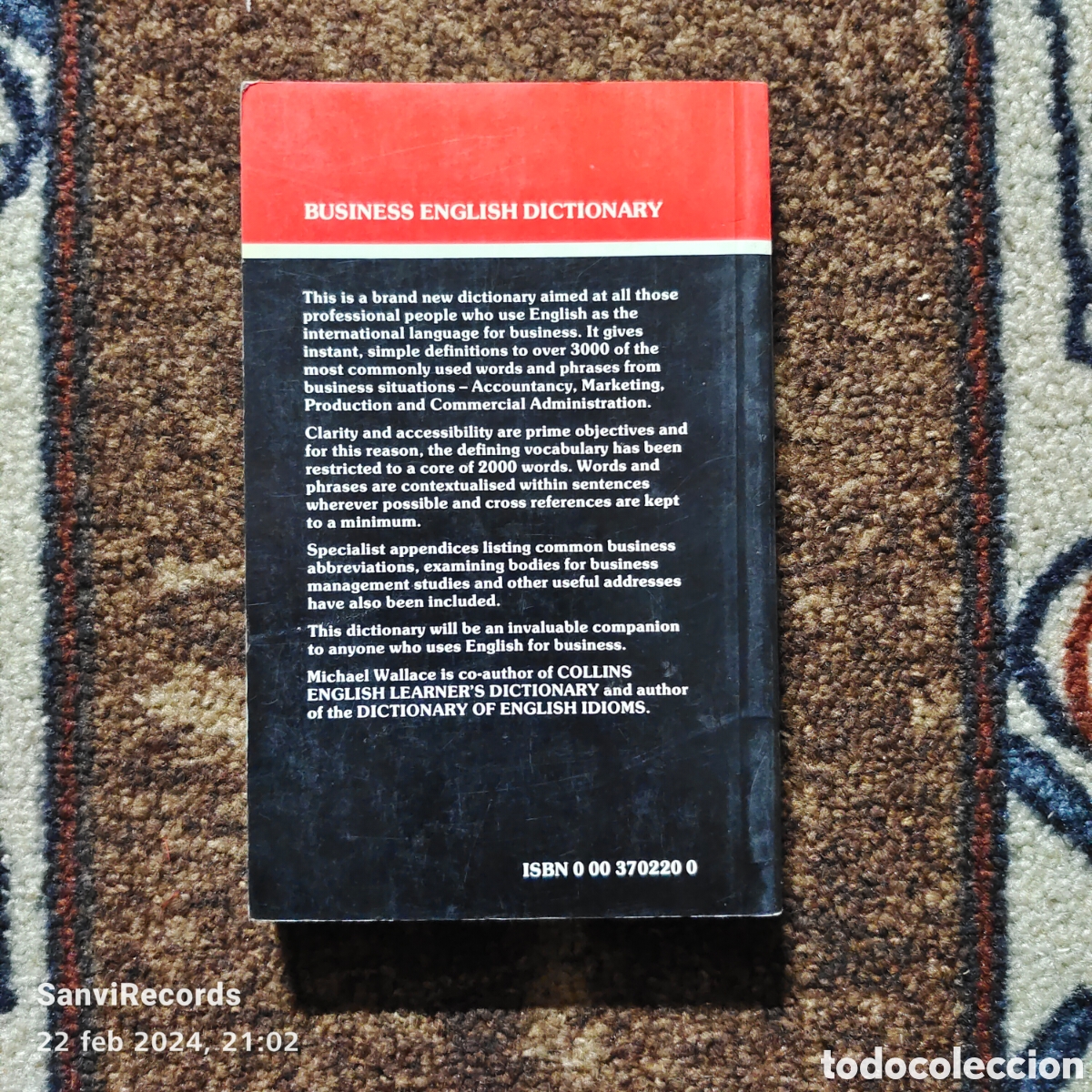 Diccionarios de segunda mano: BUSINESS ENGLISH DICTIONARY (COLLINS) - Foto 2