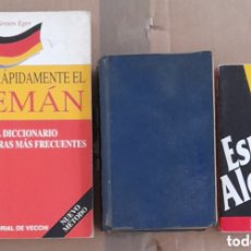 Diccionarios de segunda mano: LOTE 3 DICCIONARIOS ALEMÁN- ESPAÑOL.