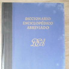 Diccionarios de segunda mano: DICCIONARIO ENCICLOPÉDICO ABREVIADO ESPASA- CALPE APÉNDICE A-Z. AÑO 1965