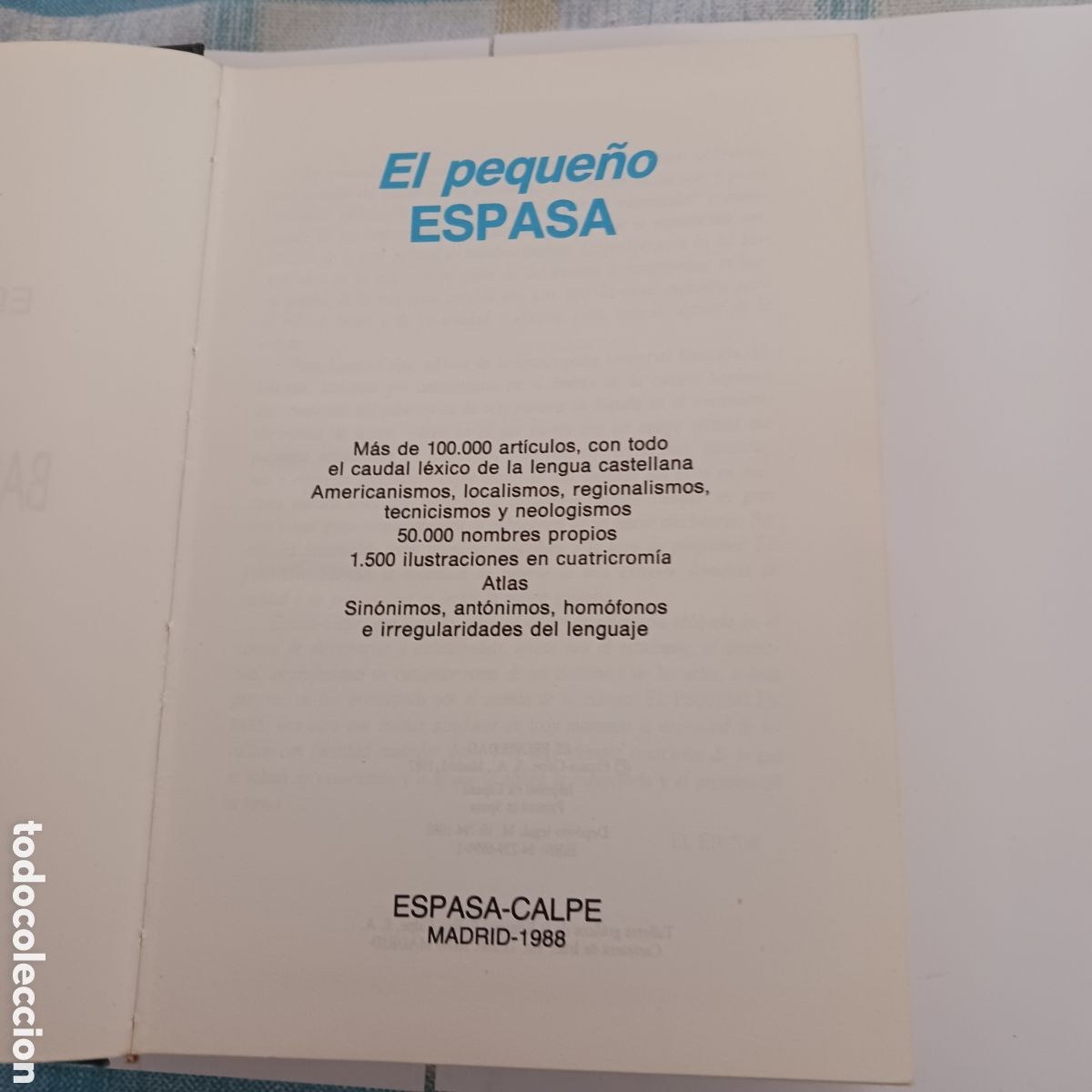 Diccionarios de segunda mano: El peque&ntilde;o Espasa edici&oacute;n BBV - Foto 5