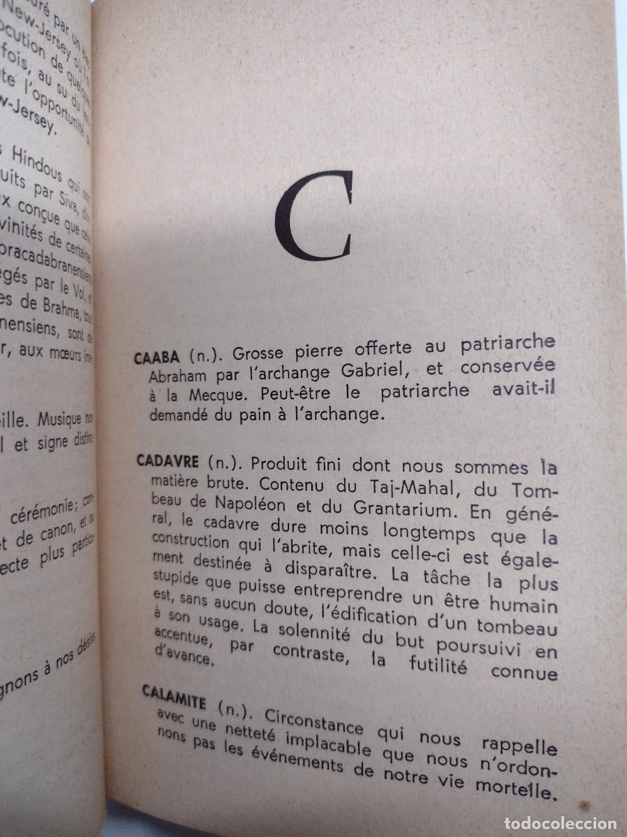 Diccionarios de segunda mano: BIERCE, AMBROSE. LE DICTIONNAIRE DU DIABLE - Foto 2
