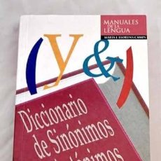 Diccionarios de segunda mano: DICCIONARIO DE SINÓNIMOS Y ANTÓNIMOS. MARÍA J. LLORENS