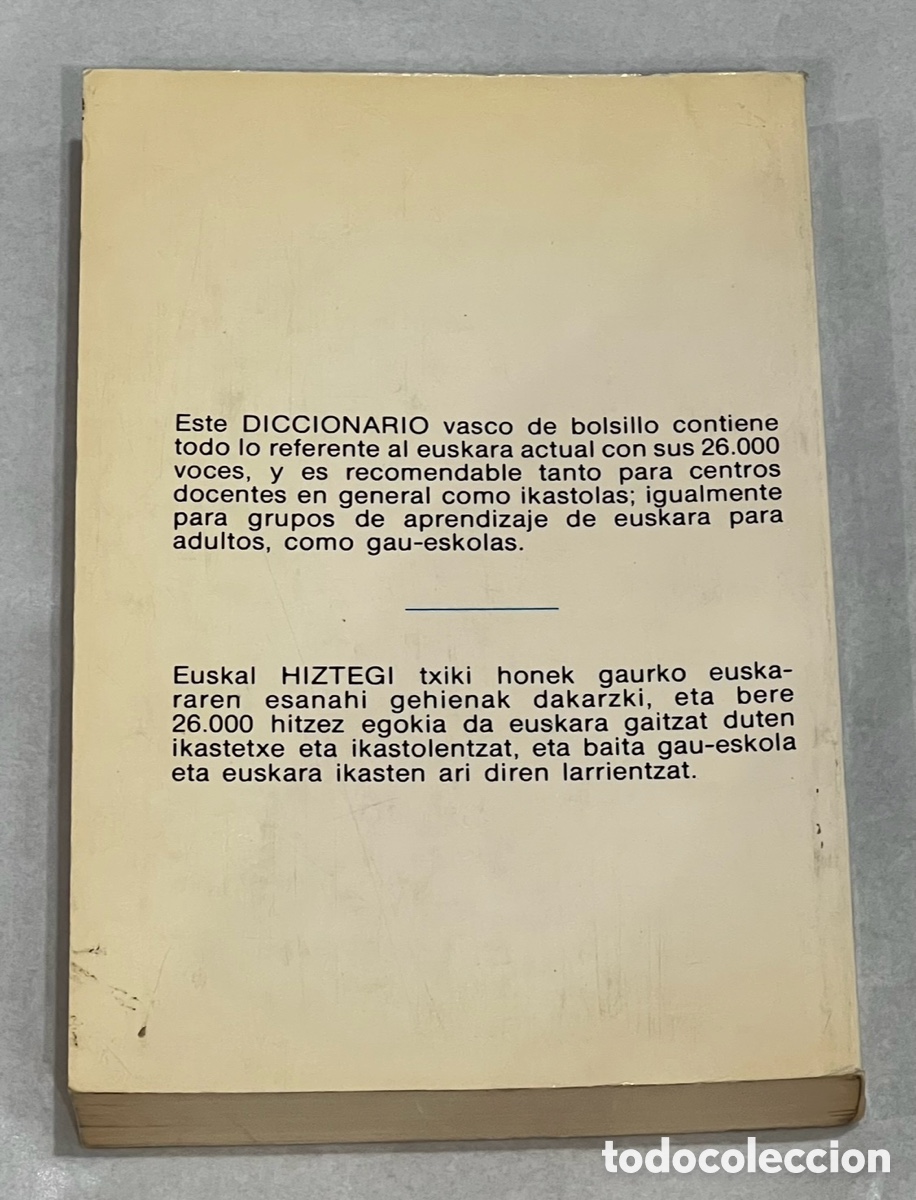 Diccionarios de segunda mano: Libro. Diccionario Castellano - Euskara. 1979. - Foto 2
