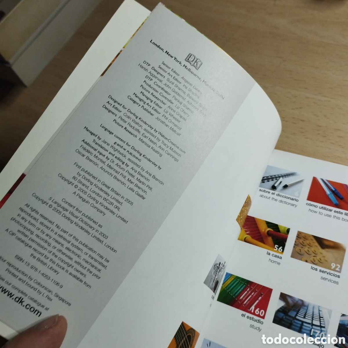 Diccionarios de segunda mano: Bilingual visual dictionary. Diccionario espa&ntilde;ol - ingl&eacute;s visual. 2005 DK. - Foto 5