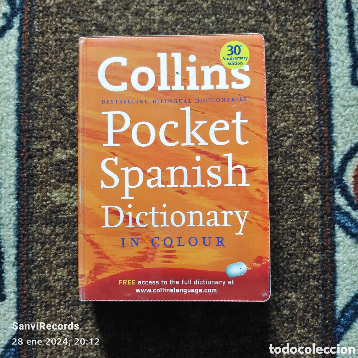 Diccionarios de segunda mano: COLLINS, POCKET SPANISH DICTIONARY - Foto 1