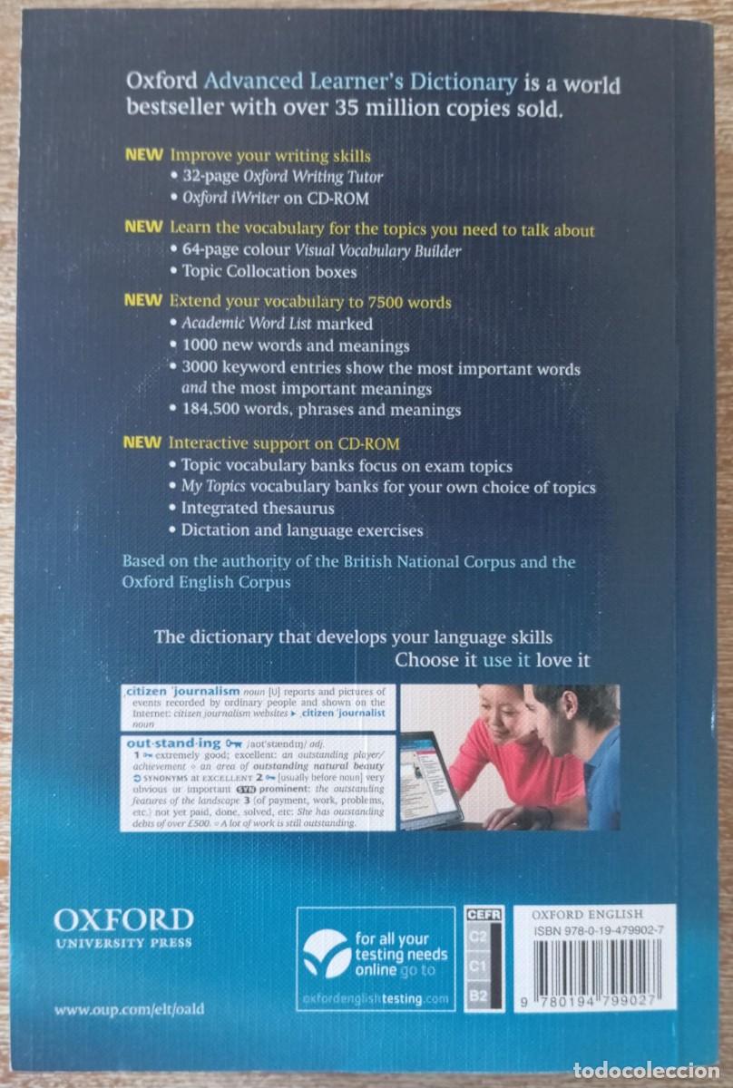 Diccionarios de segunda mano: OXFORD ADVANCED DICTIONARY CON CD - Foto 3