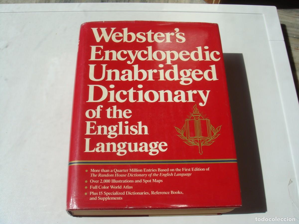 Diccionarios de segunda mano: WEBSTERS ENCYCLOPEDIC UNABRIDGED DICTIONARY - Foto 1