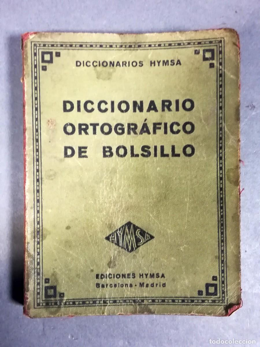 Diccionarios de segunda mano: DICCIONARIO ORTOGR&Aacute;FICO DE BOLSILLO - Foto 1