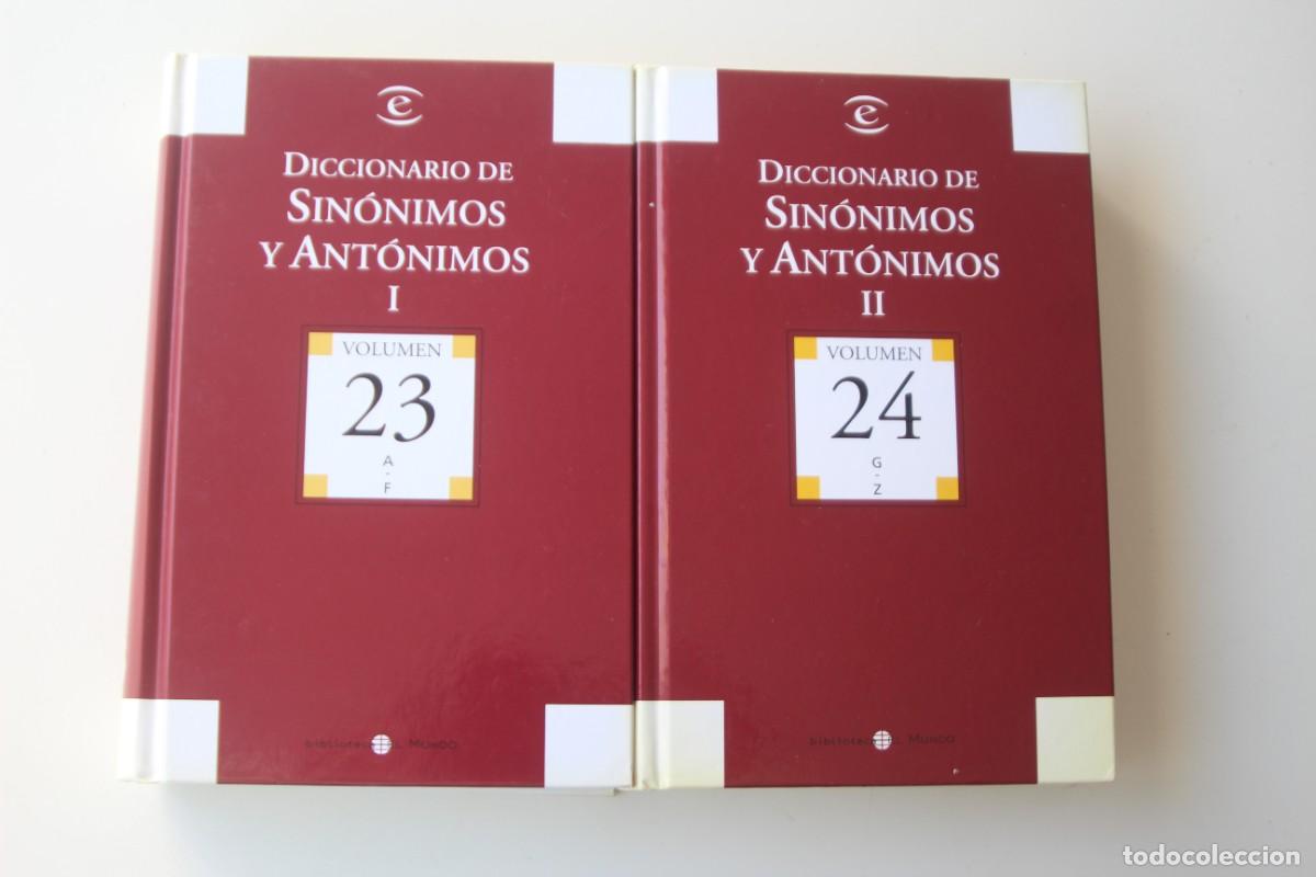 Diccionarios de segunda mano: DICCIONARIO DE SINONIMOS Y ANTONIMOS 2 TOMOS - Foto 1