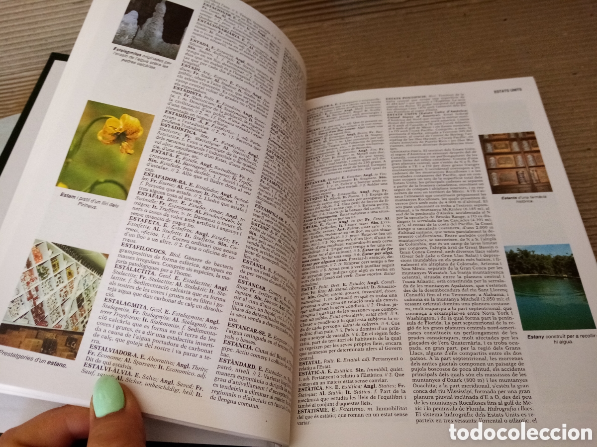 Diccionarios de segunda mano: Diccionari enciclop&egrave;dic universal. - Foto 3