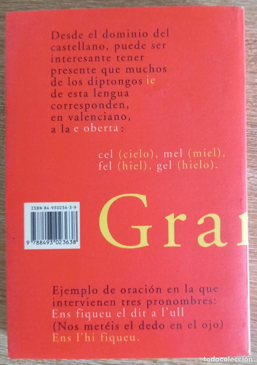 Diccionarios de segunda mano: GRAMATICA DE USO DEL VALENCIANO - JUAN PELLICER - Foto 2