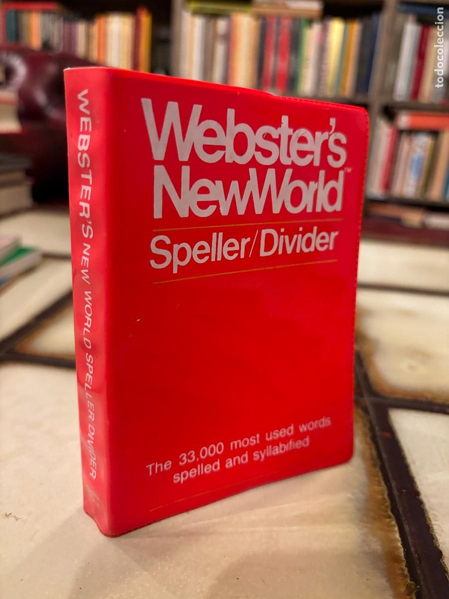 Diccionarios de segunda mano: Websters New World. Speller / Divider. New York - Foto 1