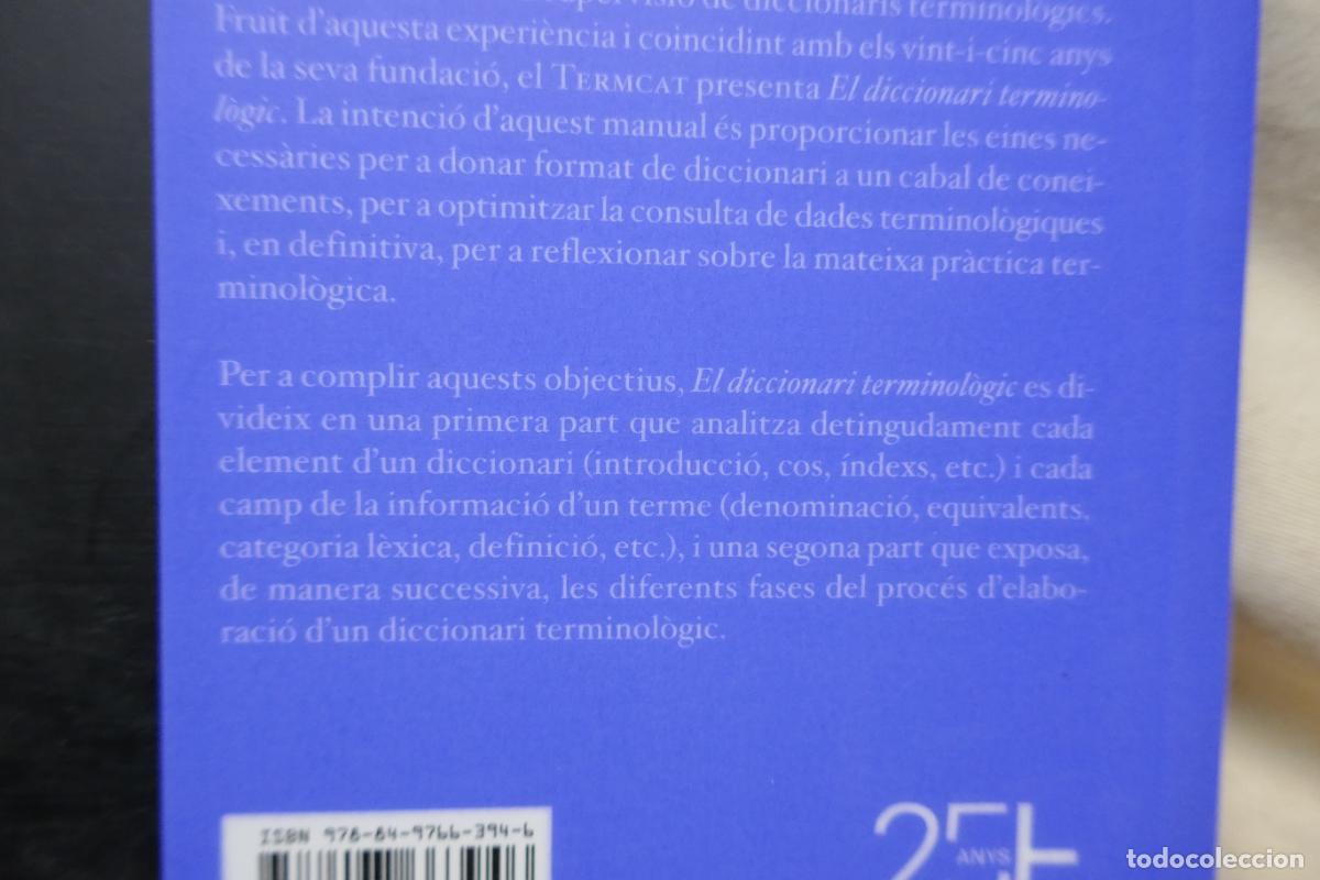 Diccionarios de segunda mano: DICCIONARI TERMINOL&Ograve;GIC DI - TERMCAT - (Exemplar com nou) - Foto 15