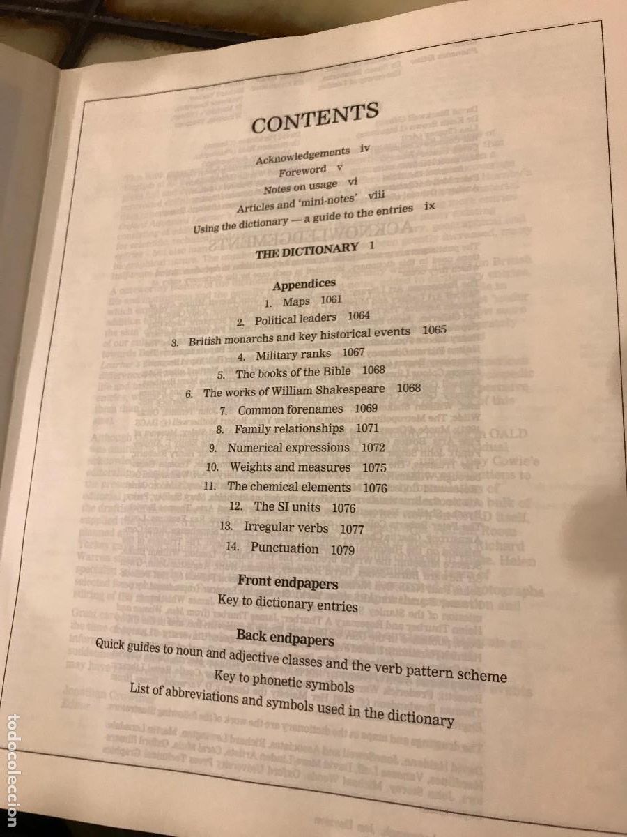 Diccionarios de segunda mano: Oxford. Advanced Learners Encyclopaedic Dictionary. - Foto 4