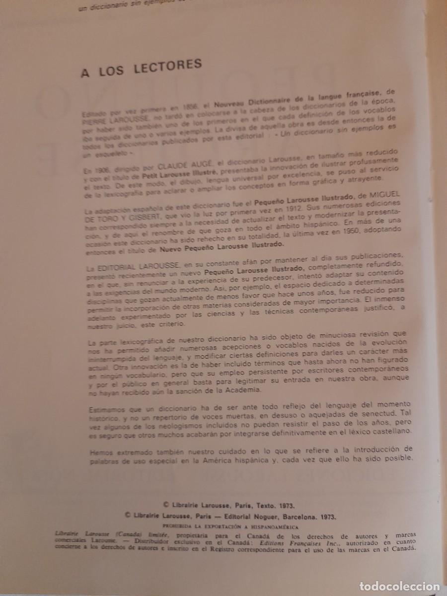 Diccionarios de segunda mano: PEQUE&Ntilde;O LAROUSSE EN COLOR - Foto 4