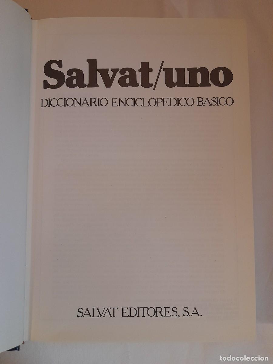 Diccionarios de segunda mano: SALVAT / UNO. SALVAT EDITORES. - Foto 3