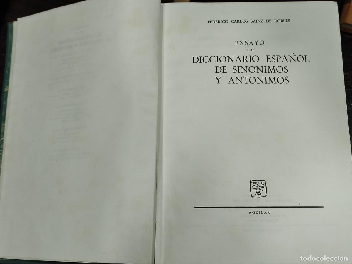 Diccionarios de segunda mano: Ensayo de un diccionario - Foto 5