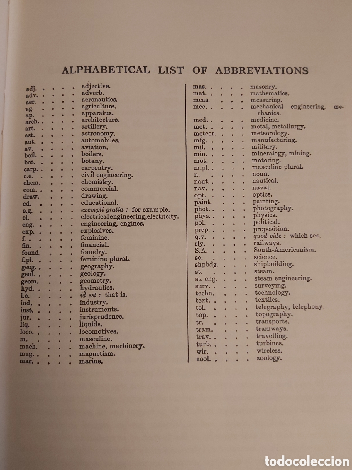 Diccionarios de segunda mano: QUELA LIBRO. A MODERN SPANISH-ENGLISH TECHNICAL AND ENGINEERING DICTIONARY 1978 - Foto 6